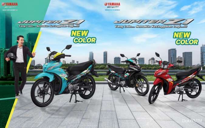 Yamaha Indonesia Lakukan Penyegaran Warna pada Moped Jupiter Z1