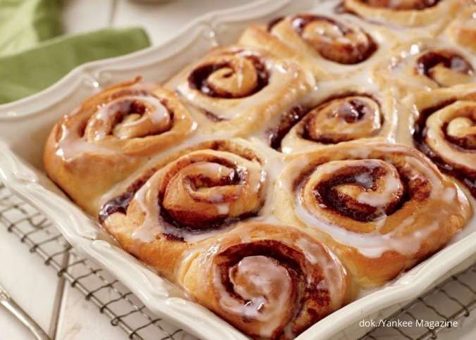 Resep Manisnya Roti Gulung Cinnamon yang Meleleh Luar Dalam