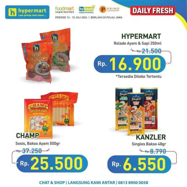 Promo JSM Hypermart Hyper Diskon Weekend Periode 12-15 Juli 2024