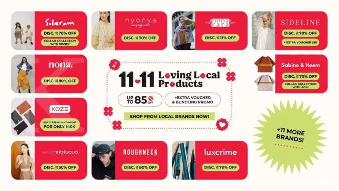Puluhan Jenama Lokal Galakkan Kampanye Cinta Produk Lokal di 11.11 Loving Local Products