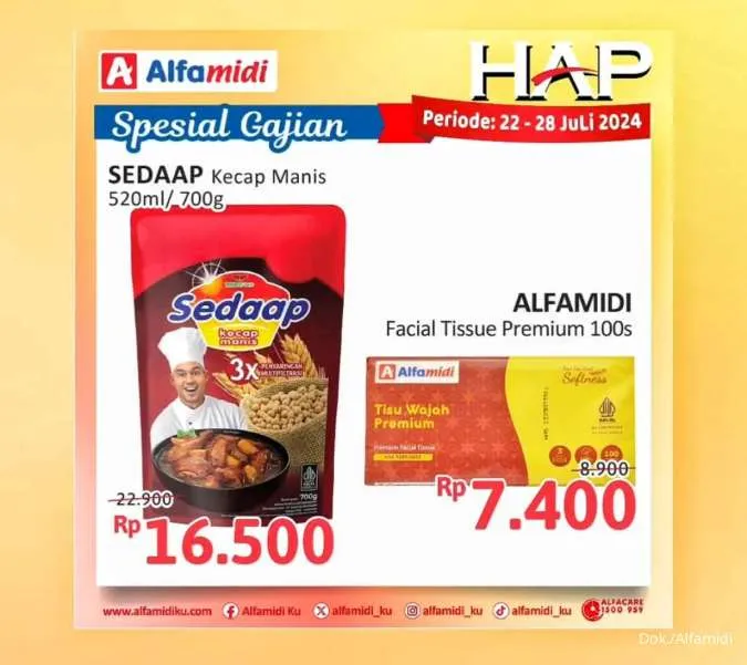 Promo Alfamidi Hemat Satu Pekan Spesial Gajian Periode 22-28 Juli 2024