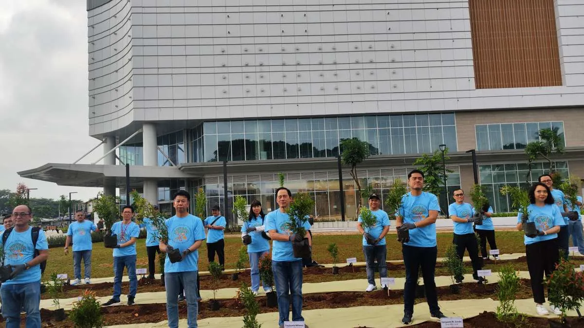 Dibuka Maret Mendatang, AEON dan Living World Kota Wisata Tanam Sejumlah Pohon