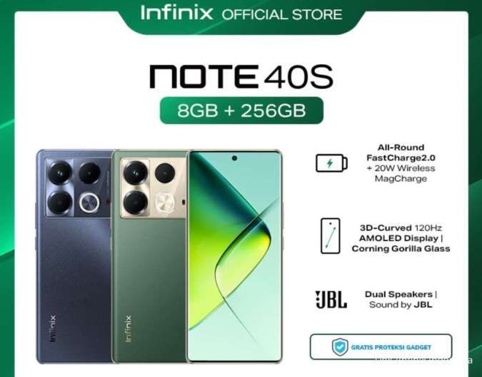 Infinix Note 40S: Harga dan Spesifikasi di Indonesia