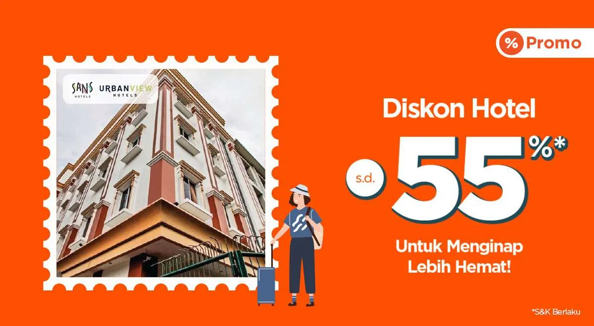 Promo PegiPegi 13-19 Januari 2023, Diskon Hotel Urbanview dan SANS Hingga 55%