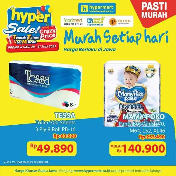 Katalog Harga Promo JSM Hypermart Terbaru 28-31 Juli 2023