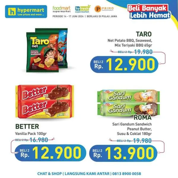 Promo Hypermart Beli Banyak Lebih Hemat Periode 14-17 Juni 2024