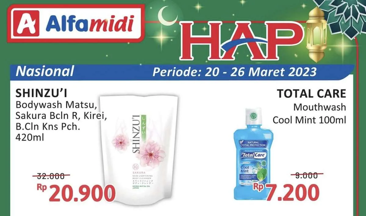Katalog Promo Alfamidi Hemat Satu Pekan Spesial Ramadan Periode 20-26 Maret 2023