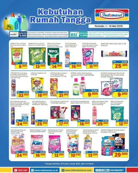 Promo Indomaret Super Hemat Periode 1-14 Mei 2025