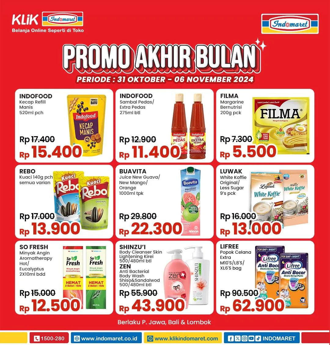 Promo Akhir Bulan Indomaret Periode 31 Oktober-6 November 2024
