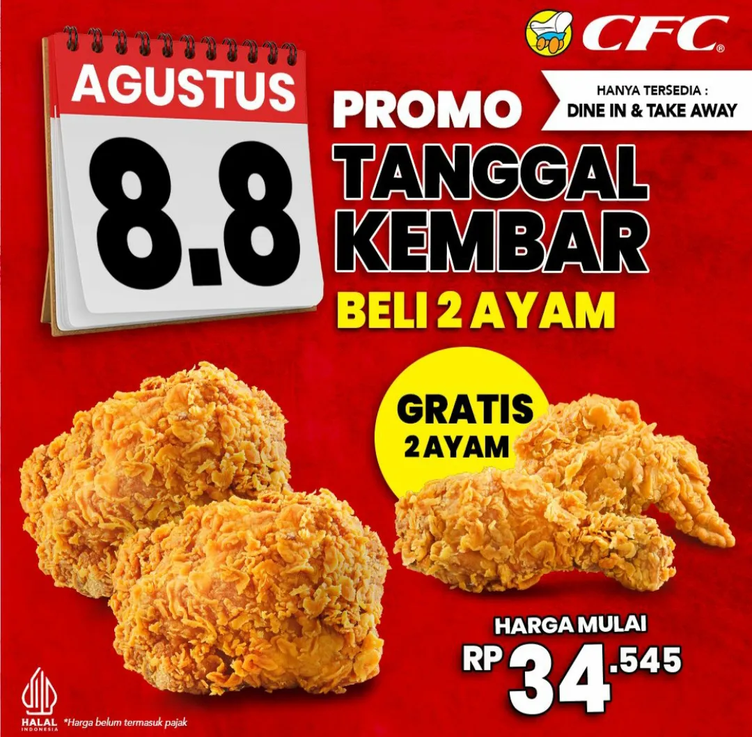 Promo 8.8 CFC Tanggal Kembar