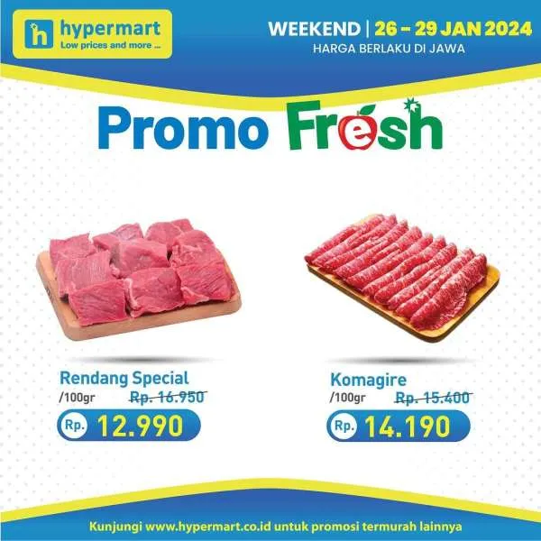 Promo JSM Hypermart Hyper Diskon Weekend Periode 26-29 Januari 2024