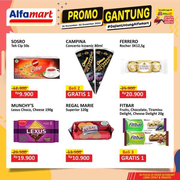 Promo Alfamart Gantung 26 November-2 Desember 2024