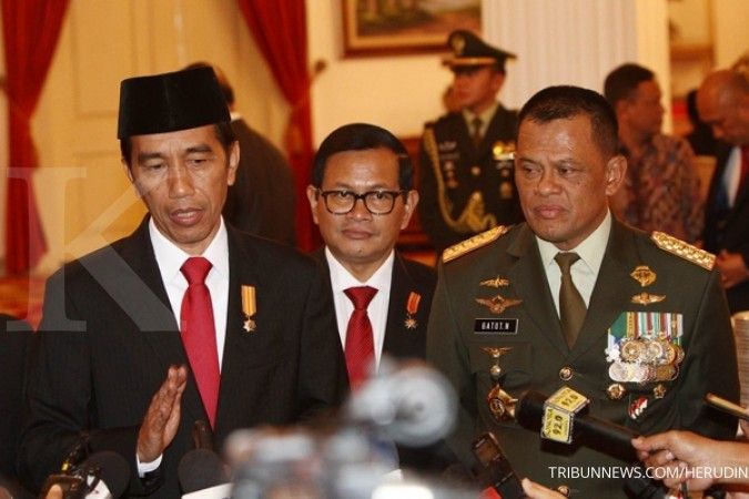 Jokowi bertemu Paskhas dan Dandim se-Indonesia 