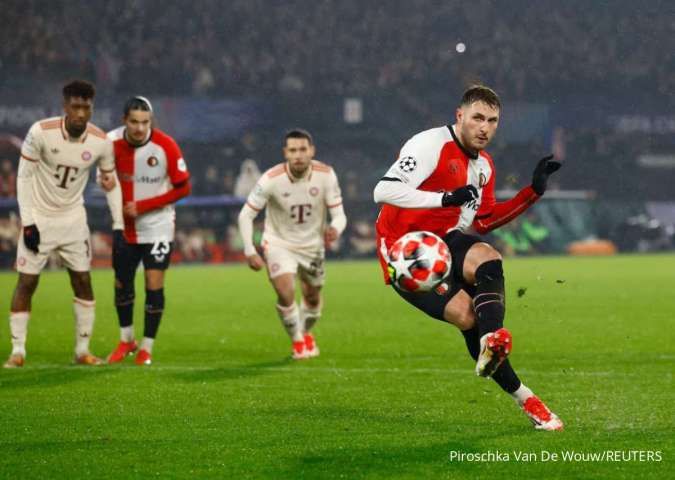 Hasil Liga Champions: Bayern Munchen Kalah Telak 3-0 dari Feyenoord