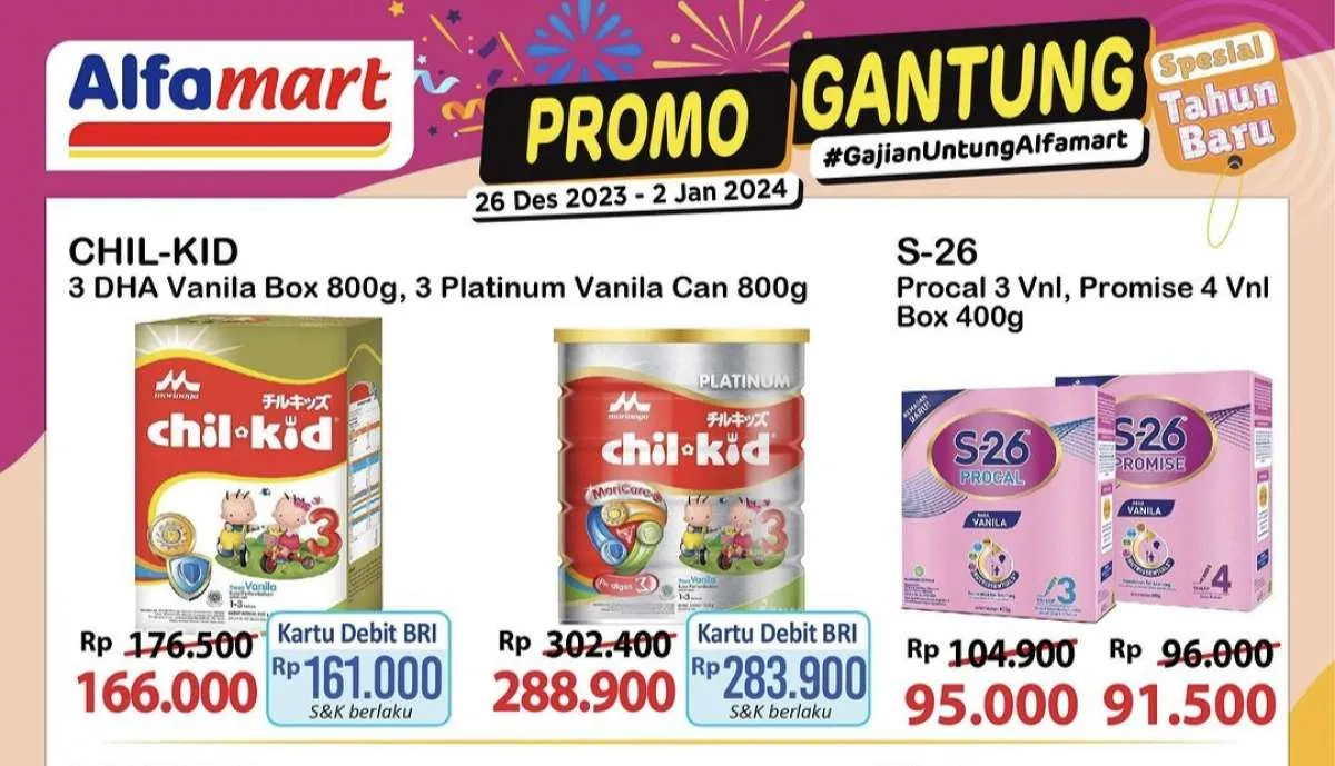 Promo Alfamart Gantung Hari Terakhir (2/1), Body Care hingga Produk Anak Harga Hemat!