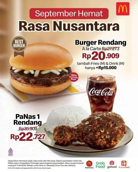 Promo McD September Hemat Rasa Nusantara, Persediaan Terbatas
