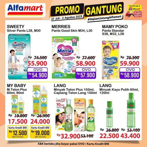 Katalog Harga Promo Alfamart Gantung Terbaru 27 Juli-2 Agustus 2023