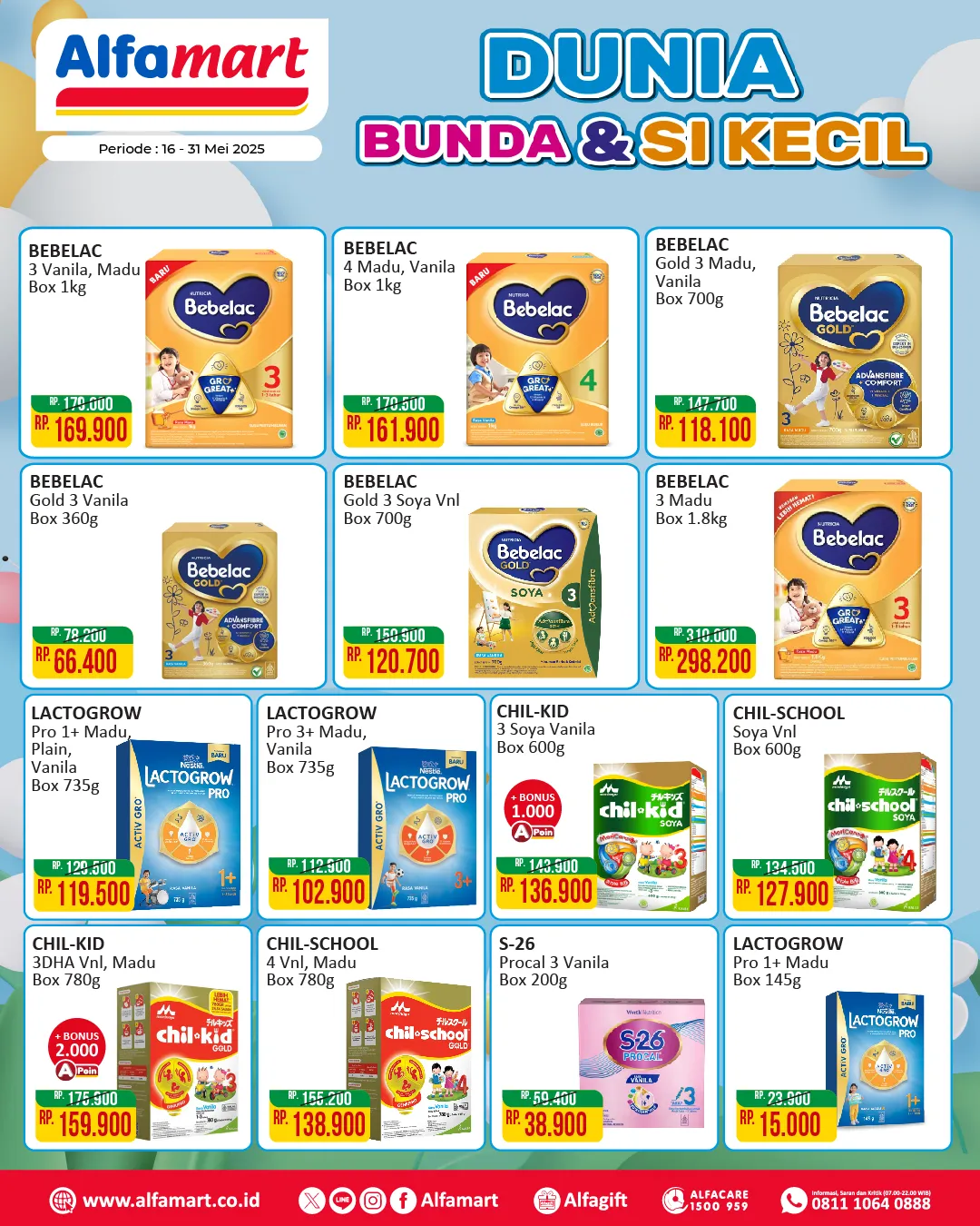 Promo Alfamart Dunia Bunda & Si Kecil Periode 16-31 Mei 2025
