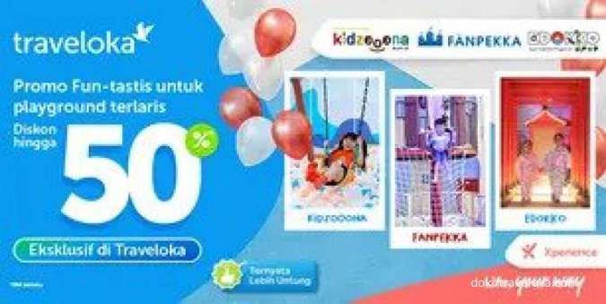 Promo Traveloka Xperience 14-23 Feb 2023, Nikmati Diskon Playground hingga 50%