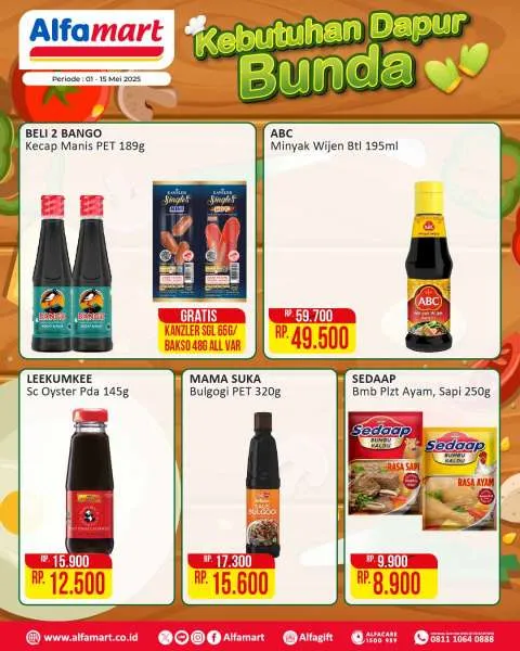 Promo Alfamart Kebutuhan Dapur Periode 1-15 Mei 2025