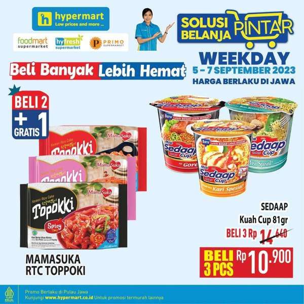 Katalog Promo Hypermart Terbaru 5-7 September 2023, Promo Beli Banyak Lebih Hemat