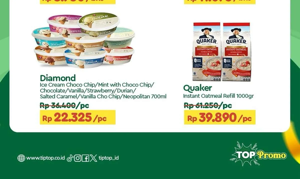 Promo Es Krim Weekend 11-13 Juli 2025, Diskon di JSM Tip Top hingga Superindo