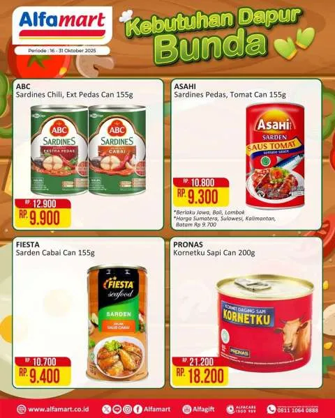 Promo Alfamart Kebutuhan Dapur Periode 16-31 Oktober 2025