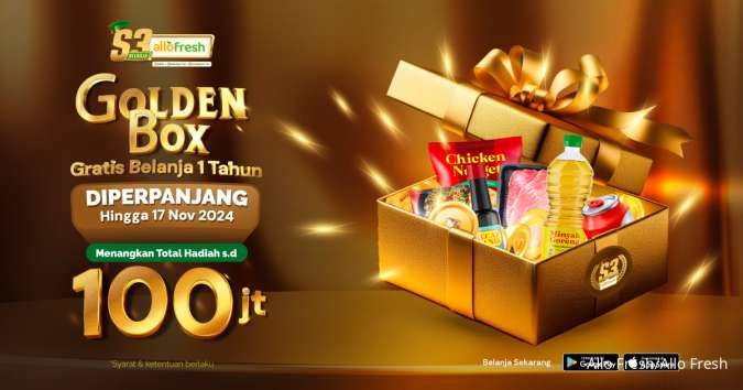 Voucher Belanja Rp 100 Juta Menanti Mama Indonesia di Program Golden Box AlloFresh