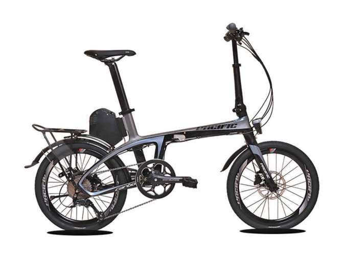 Trendy dan tangguh, sepeda lipat Pacific tipe e-bike harganya bikin melongo