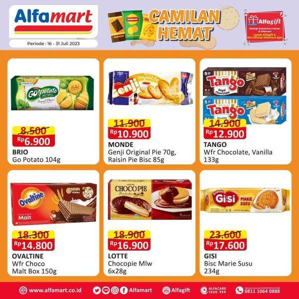 Harga Promo Alfamart Terbaru 16-31 Juli 2023