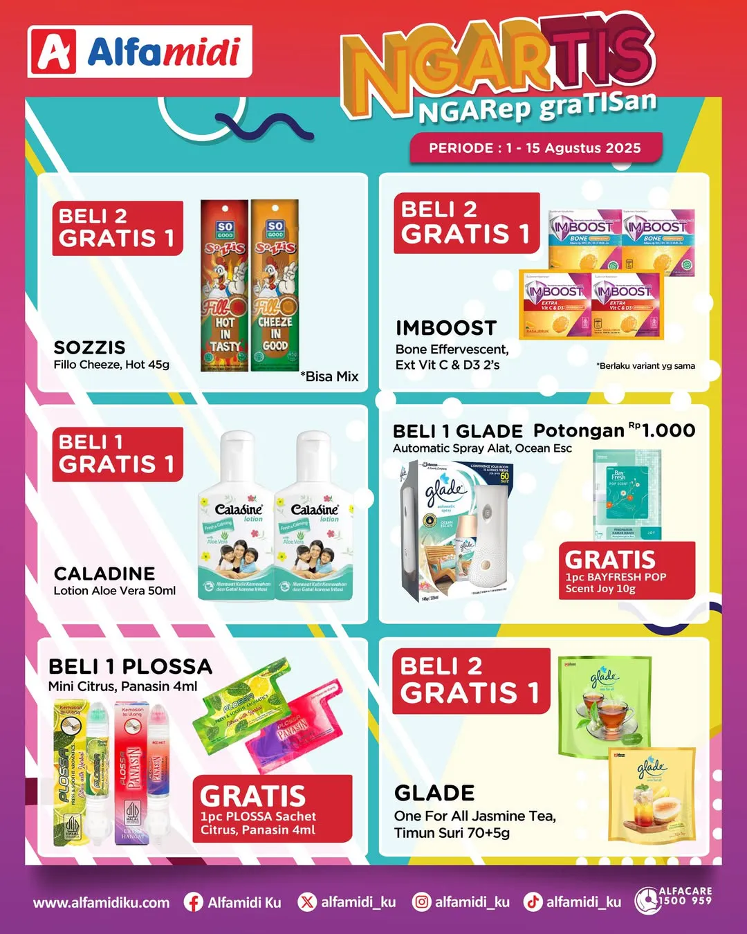 Promo Alfamidi Ngartis (Ngarep Gratisan) Periode 1-15 Agustus 2025
