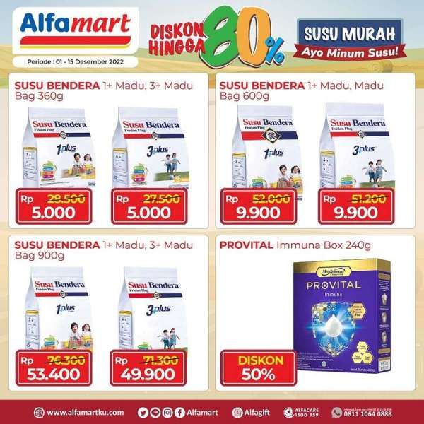 Harga Promo Alfamart Hari Ini 1-15 Desember 2022