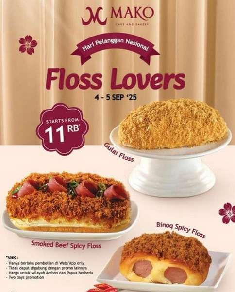 Promo Mako Bakery Hari Pelanggan Nasional September 2025
