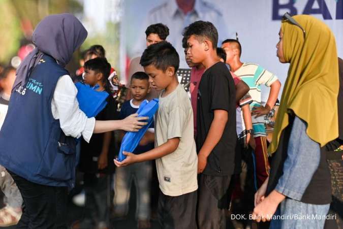 Bersama Relawan Bakti BUMN, Bank Mandiri Berdayakan Masyarakat untuk Manfaat Ekonomi