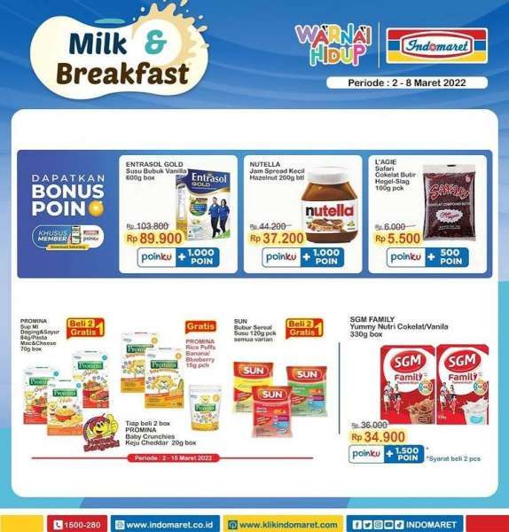 Promo Indomaret Super Hemat Mingguan Terbaru di 2-8 Maret 2022