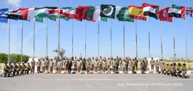 Diikuti 21 negara, latihan militer gabungan Operation Bright Star resmi dimulai