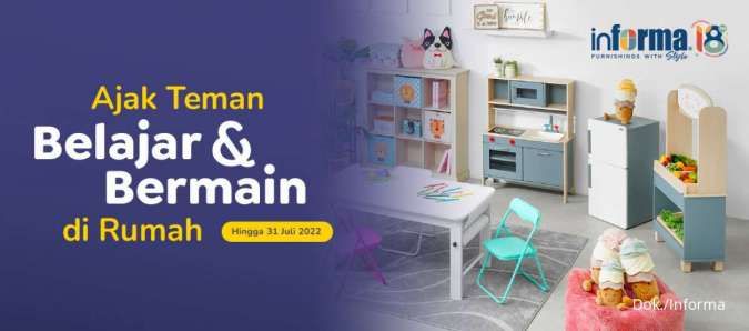 Promo Informa Juli 2022, Dapatkan Diskon untuk Aneka Furnitur Anak