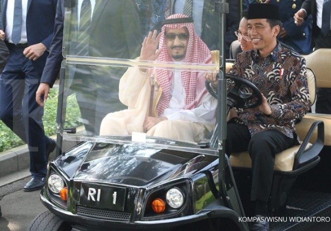 Raja Salman meningkatkan pamor Jokowi