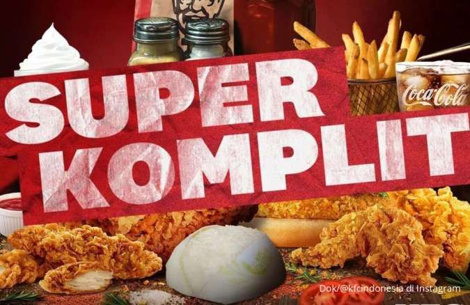 Promo KFC Super Komplit Mulai Rp 41.000-an Saja, Rekomendasi Menu Buka Puasa