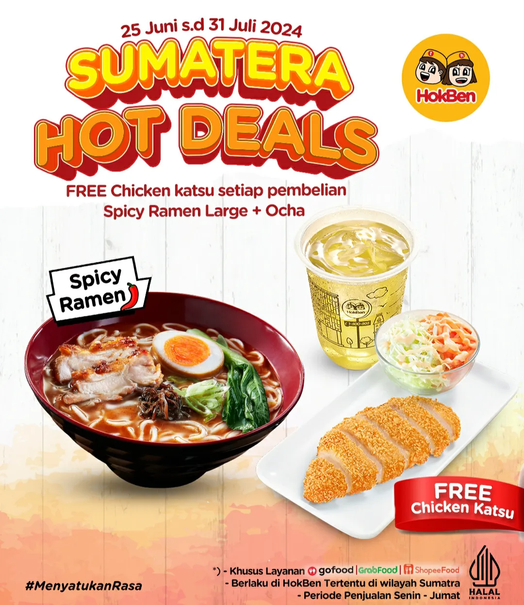 Promo Hokben Juni-Juli 2024: Sumatera Hot Deals