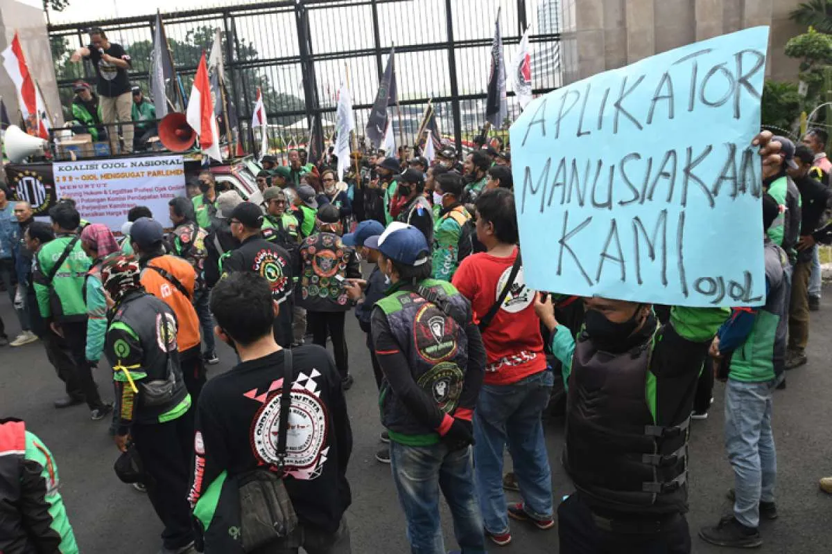 Kebijakan Penyesuaian Tarif Ojol Diprotes Asosiasi Pengemudi 