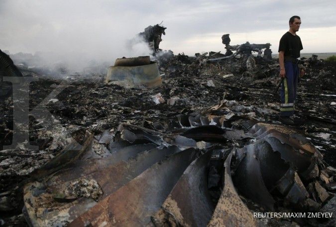 AS: Malaysia Airlines jatuh ditembak rudal