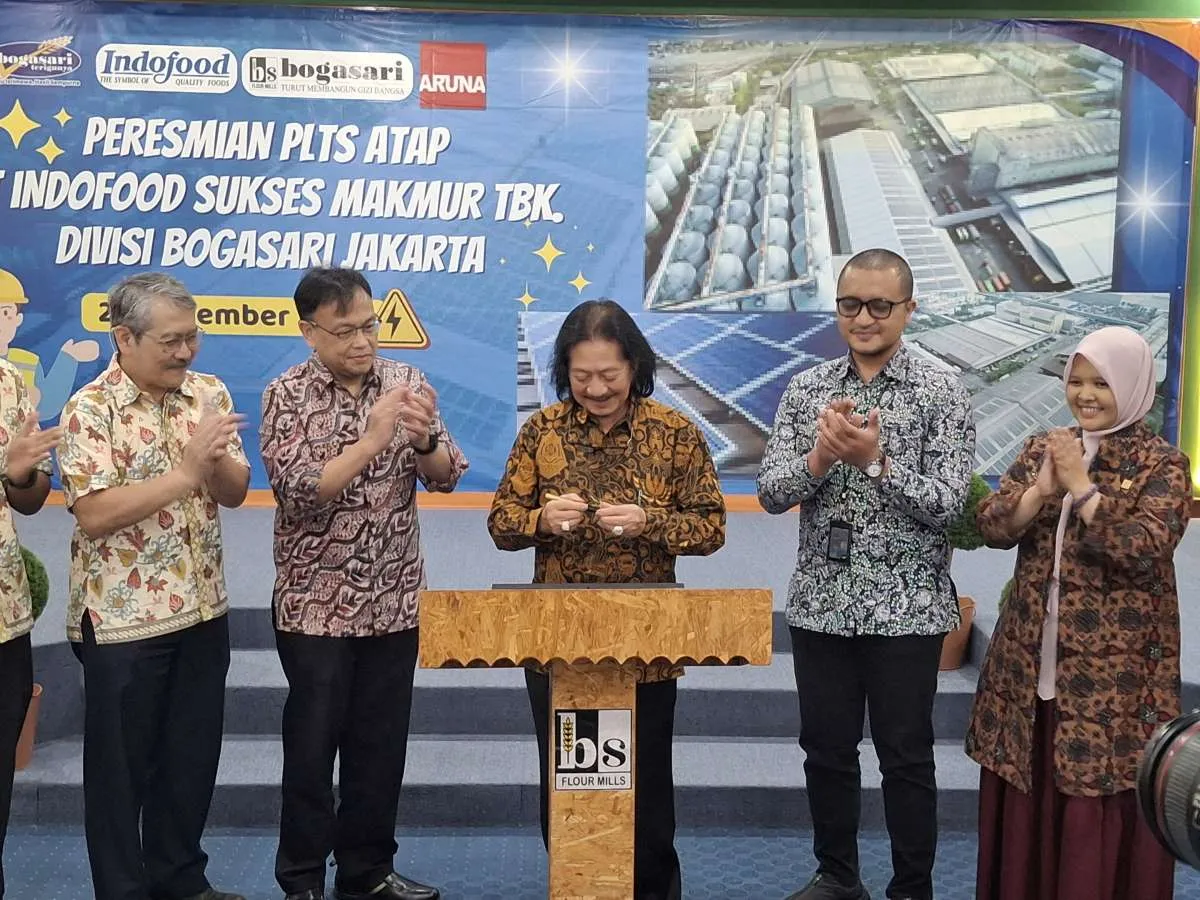 Perluas Portofolio EBT, Indofood (INDF) Operasikan PLTS di Pabrik Bogasari Jakarta