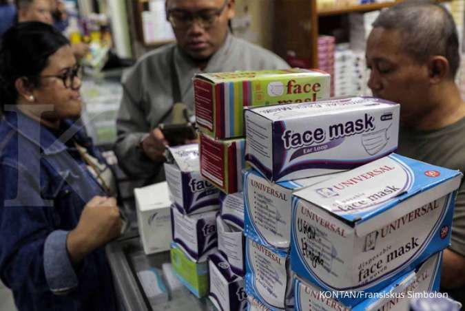 Virus corona masuk Indonesia, harga masker di toko online naik berkali-kali lipat