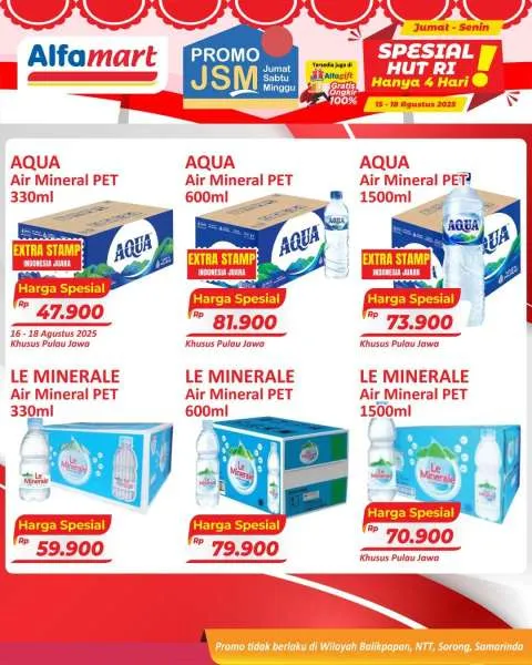 Promo JSM Alfamart Periode 15-18 Agustus 2025