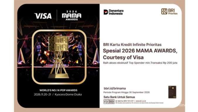 Pemegang BRI Kartu Kredit Infinite Prioritas Berpeluang Dapat Trip MAMA Awards 2026