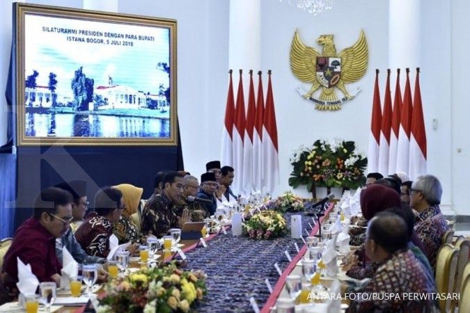 Presiden Jokowi meminta Bupati fokus alokasikan APBD