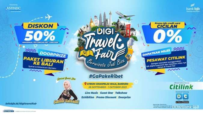 Bank BJB Kolaborasi dengan Citilink Gelar DIGI Travel Fair, Tawarkan Promo Menarik