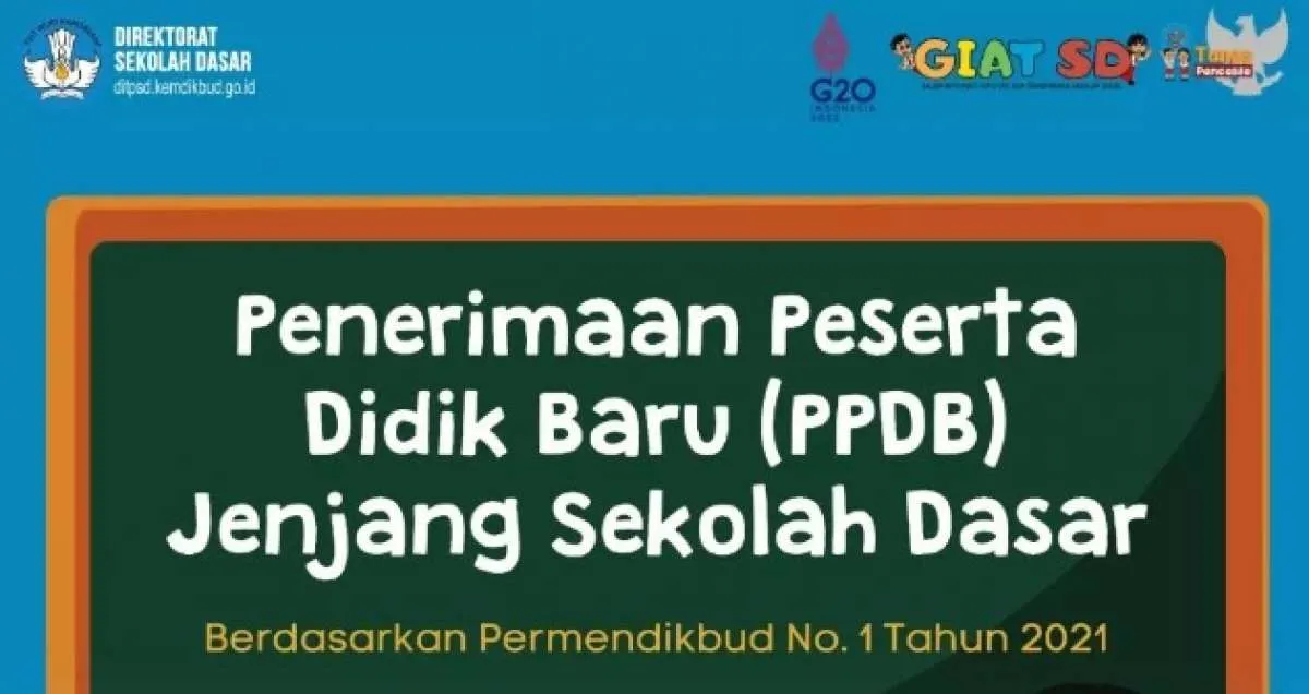 Daftar PPDB 2022 Jenjang SD? Simak Jalur-jalur dan Persyaratannya