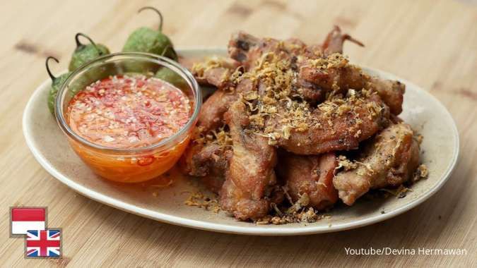 Resep Garlic Pepper Wings Saus Vietnam, Ide Masakan Moms untuk Suami Tercinta